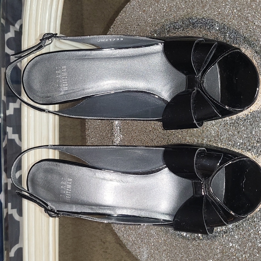 Stuart Weitzman, 10.5 M, black patent